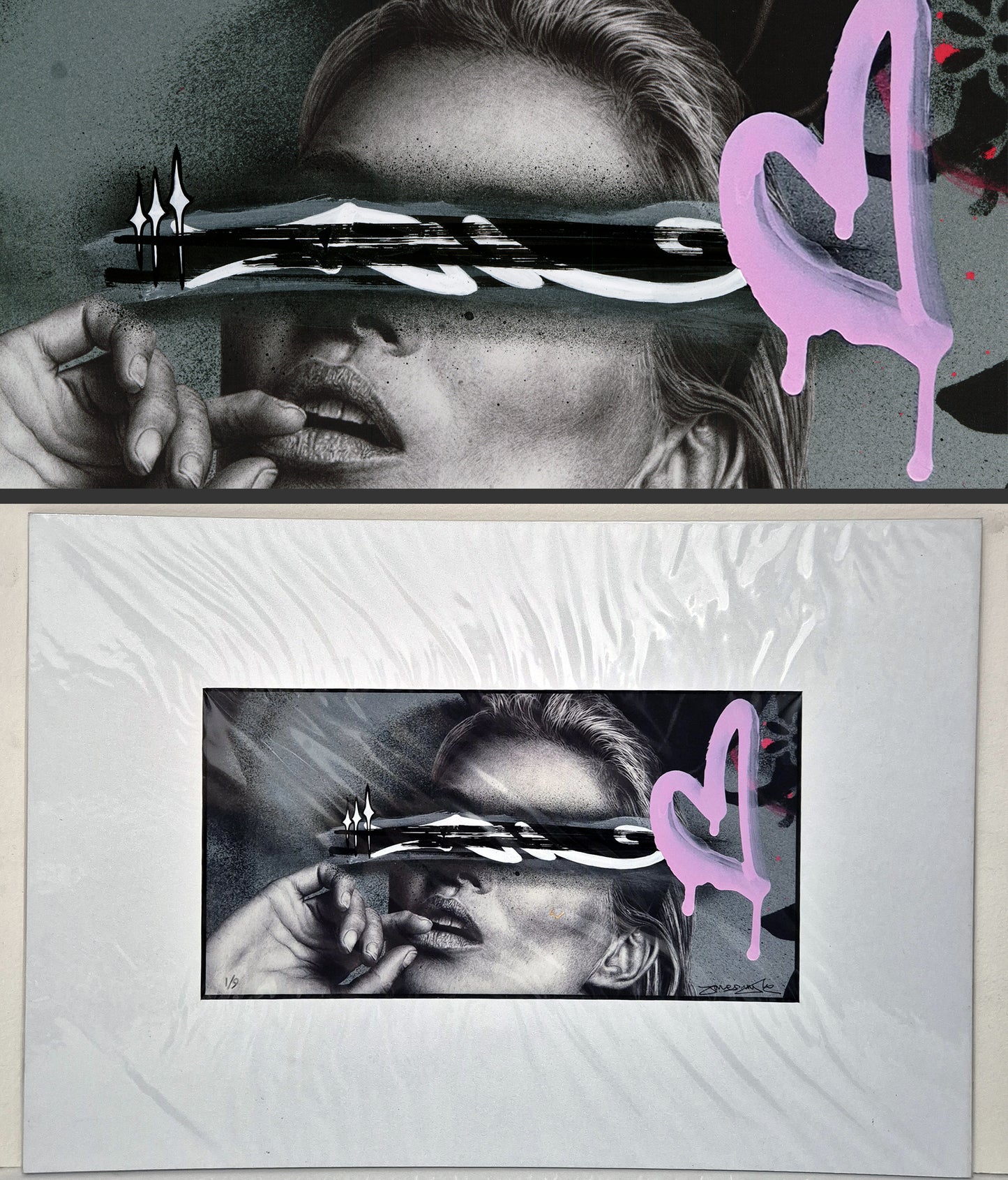 "No Id Eyes" Hand Finished 1-9