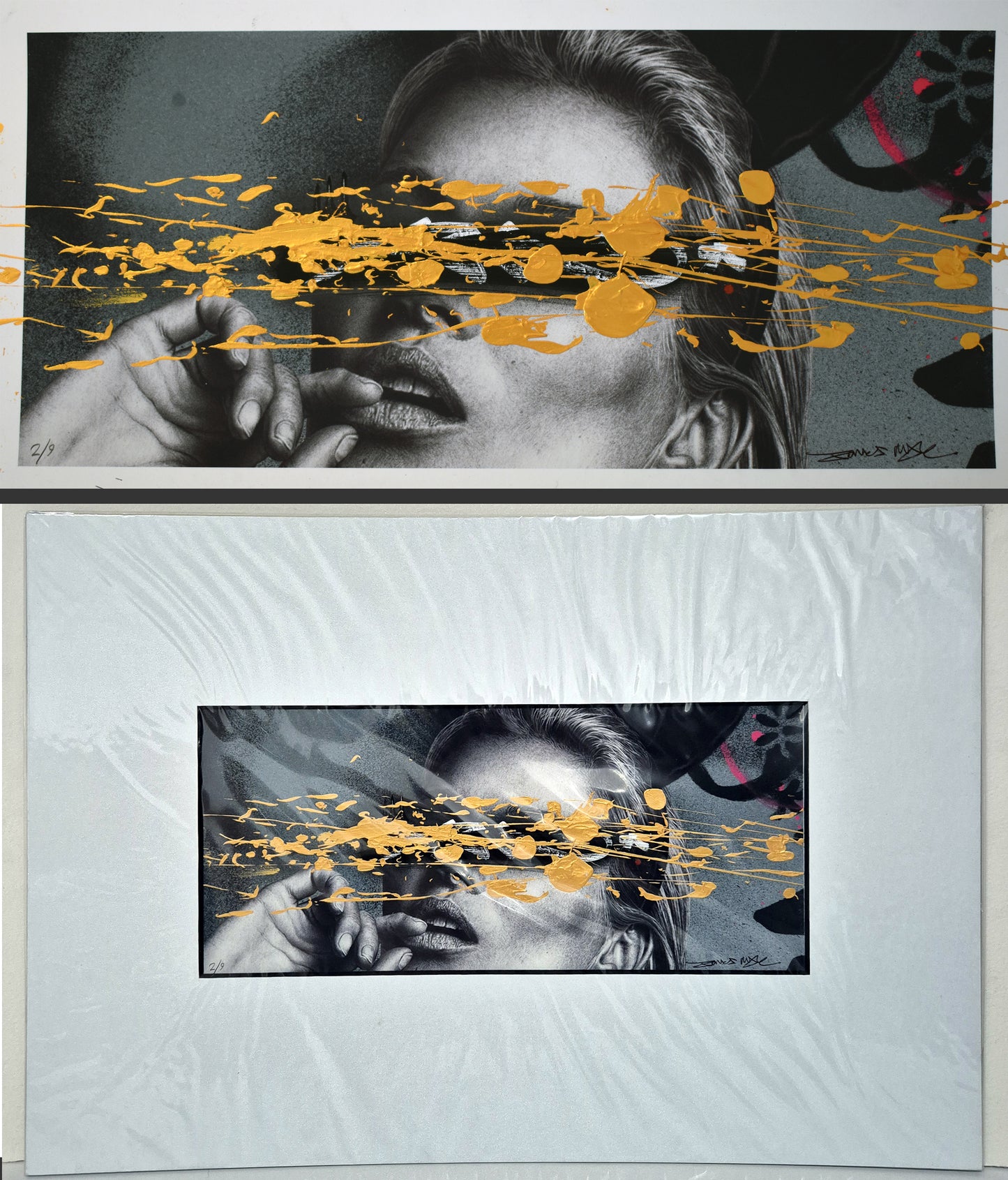 "No Id Eyes" Hand Finished 1-9