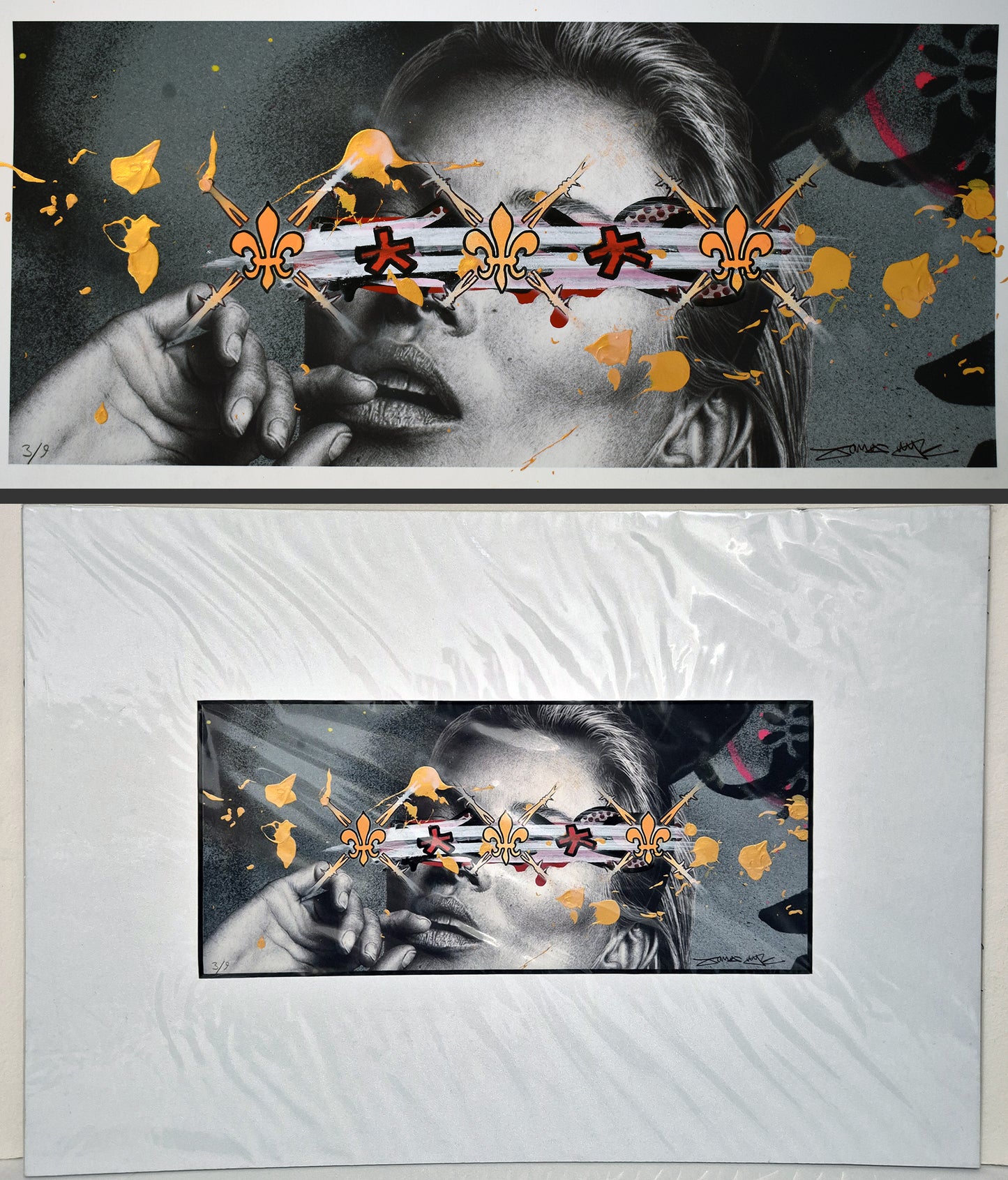 "No Id Eyes" Hand Finished 1-9