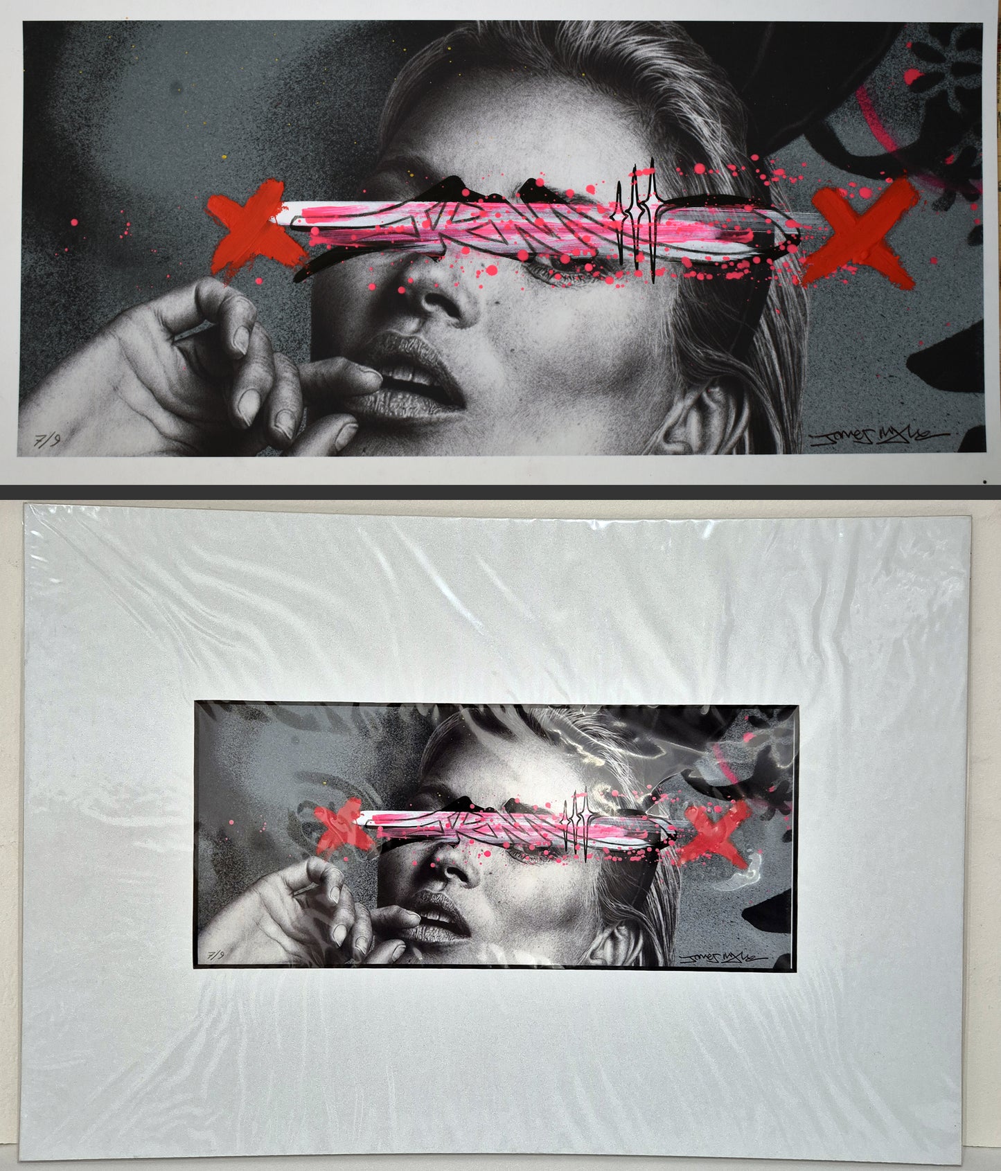 "No Id Eyes" Hand Finished 1-9