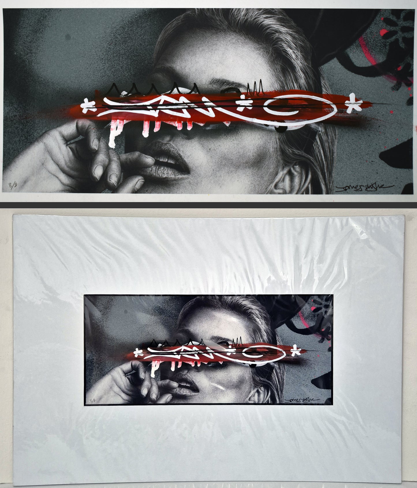 "No Id Eyes" Hand Finished 1-9