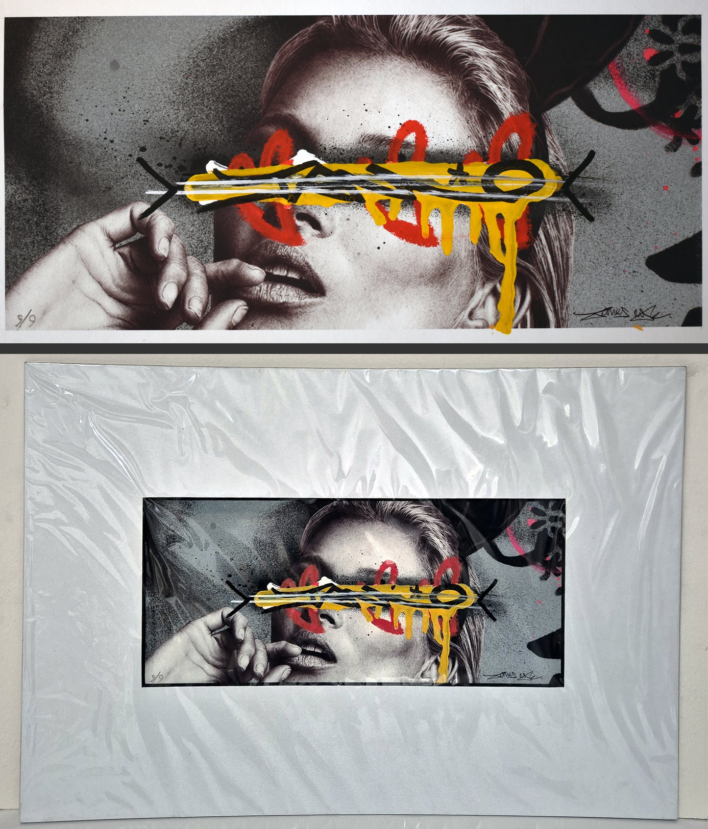 "No Id Eyes" Hand Finished 1-9
