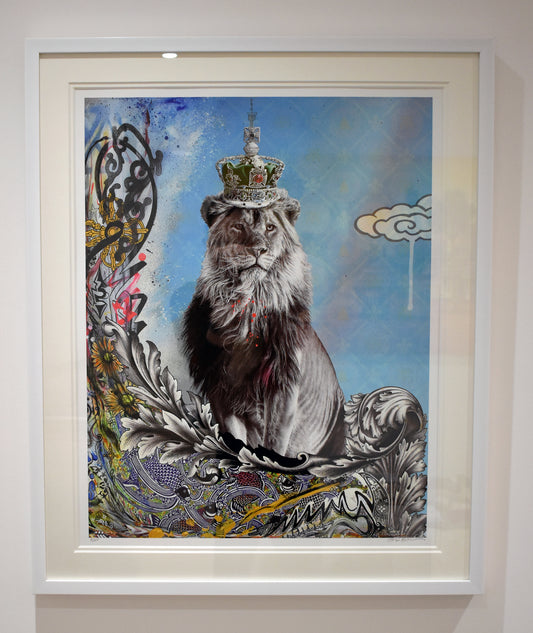 Framed Mighty Mighy Lion